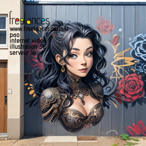 Pao mise en page internet vidéo illustration 3d serveur IA générative AI freelance paris studio de création magazines Y4QNKEP0